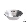 Taartei kleine taartvormen taartjes dessert aluminium pannen tin puto cup bakware cake cookie mold ronde herstelbaar anti -aanbak bakgereedschap 7 cm laten we