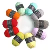50g 4 -ly -Milch -Wotwoll -Strick -Wollgarn -Nadelfärbungen gefärbte Lanas für Häkelhandwerk Pullover Hut Puppen DIY -Werkzeuge 240428