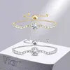 Bransoletki ślubne Wykwintowany CZ Stone Breath Bracelets For Women Ladybling Cubic Cricon Link Dwieści Backbandbirthday Party Gift Biżuteria