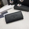 Luxury business wallets Bankcard Long wallet Designer bag Leather wallet Simple style 276z