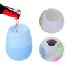 Collapsible Unbreakable Glass Stemless Silicone Wine Glasses Beer Whiskey Drinkware Outdoor Portable Foldable Drinking Cup Mug es