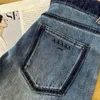 Designers Pants Jeans For Women High Waist Denim Pants Side Embroidery Letter Charm Lady Long Pant Clothing