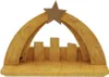 Collection de foi et d'espoir confortable Nativité Creche avec étoile sur le toit stable pour Noël Sainte Figurine Set Polyresin H132758229