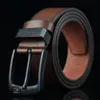 Ceinture pour hommes de la nouvelle mode avec boucle à aiguille ceinture décontractée pour hommes café noir marron 3 couleurs PD001 303X