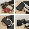 Shoulder Bags Women Handbag Underarm Bag Metal Buckle Chain Crossbody Special-shaped Lock Double Strap Trapezoidal