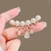 Spille perle perle perle goccia d'acqua strass per spille con spillo per alloggi per donne accessori per feste di gioielli