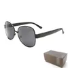Hochwertige Designer Womans Sonnenbrille 4242 Luxusmenschen Sonnenbrillen UV Schutz Männer Brillen Gradient Metall Scharnier Mode Spec 263V