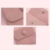 Wedding Bracelets Snap Button Velvet Bag for Jewelry Necklace Bracelets Rings Pouches Personalized Packaging Drstring Microfiber Ring Gift Bags