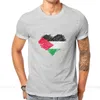 T-shirts masculins T-shirt coloré Palestine Retro Gothic Crewneck Tshirt Sales Harajuku Mens Top T240508