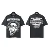 Мужская футболка уличная одежда Y2K Mens Mens Hip Hop Retro Graphic Print Хлопковая круглая шея Негаба