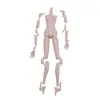 BJD Doll White Skin Skin Authentic Skin Color 28 Corpo articular Removível Toy Doll Corpo Coleta feminina sem cabeça Coleção nua