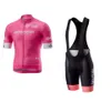 Pink Girode Italia Tour de Italië Cycling Jersey Set Summer Bike Clothing MTB Road Ropa Ciclismo Bicycle Maillot Bib shorts11584736