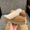 Snow Boot Australia Designer Stivali Martin Scarpe Bailey Dune castagno inverno inverno pelliccia neve mezza ginocchio di pecora da pecora e lana di capelli integrati in lana