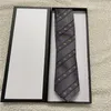 Varumärkesmän slipsar 100% Silk Jacquard Classic Woven Handmade slips för män Bröllop Casual och Business Neck Tie med Box G 2871