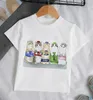 T-shirts t-shirts pour filles vêtements pour garçons animaux chemises pour enfants chats d'été drôles et animés des années 90