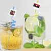 Wegwerpbekers sts eten vlag thema gekke cartoon drink verjaardagsdecoraties voor zomers feest kerstfeest kinderpool nieuwjaar ot0nz