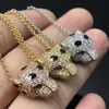 Necklace Designer for Woman Cartera Luxury Cart Necklace Kajia 925 Pure Silver Plated 18k Gold Full Diamond Leopard Head Necklace Emerald Leopard Pendant Personali