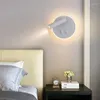 Wandlampe Rotatable Led Light -Nacht -Lesung mit Doppelschalter El Schlafzimmer Home Study Leuchte 13W