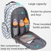 Сумки для подгузников детская сумка для подгузника рюкзак для детской сумки с подгузником с изолированными карманами Большой размер водостойкий пакет с заменой беременной панели T240509