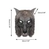 Masques de fête Les loups portent des masques de maquillage sur la tête Loup en direct avec des accessoires de rôle adultes en fourrure artificielle et un animal Q240508