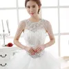 Wraps Jackets 2021 Top Sale Luxurious Crystal Rhinestone Bling Bridal White Lace Wedding Shawl Jacket Bolero Wrap 255x