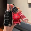 Ключ автомобиля Новый TPU Car Flip Key Cover Fob fob для Hyundai Solaris Elantra Tucson Kona I40 i30 i35 Genesis Santa Fe Azera Holder Shell T240509