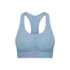 Designer LuL Yoga Outfit Sport Bras Women High Support Ss New Front Zipper Widened Bottom Sports Bra Womens Strength Shock