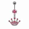 Navelringe Bauchnabel Ring für Frauen trendy rosa Schmetterling süße Katzendesign Sexy Mode Navelringe Edelstahl Piercing Schmuck D240509