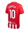 24 25 Atletico Madrids Morata Soccer Jerseys Playerバージョン2024 2025 Koke Griezmann Memphis Correa Shit