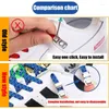 Shoe Parts Magnetic Shoelaces Without Ties Flat Reflective No Tie Shoelace Elastic Laces Sneakers Kids Adult Lazy Quick Lock Strings