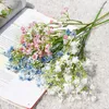 Dekorative Blumen 1PC Multi-Color BabySbreath Branch Plastik Künstlicher Haus Hochzeitsgarten Dekoration Blume Blume