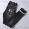 Herren Jeans Designer Herbst- und Winter neue Jeans für Männer leichter Luxus dicke elastische Füße Slim Fit Herrenkleidung