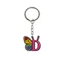 Anhänger Brief Butterfly Keychain Mini niedlich Keyring für Klassenzimmer Preise Jungen Schlüsselanhänger Schlüsselkette Kid Boy Girl Party bevorzugt Geschenkanzug OT4AP