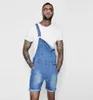 Modische Männer039s Rompers Jeans Jumpsuit Denim Pink Grey Blue Summer Wide Leg Overalls Overalls Hosenhosen HIG3029035