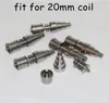 Universal Domleless 6 في 1 Titanium Nails 10mm 14mm 18mm مفصل الذكور Gr2 Disless Nail Glass Bongs Pipes DAB Rigs3752291