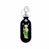 Keychains Lanyards 1pc Metal Pu Leather St. Jude Pendant Pendard Keyring Keychain Religious Ornement J240509