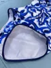 Bambini di lusso per bambini un costume da bagno blu modello simmetrico femminile size abbigliamento da bagno 80-150 cm per bambini in bikinis designer di costumi da bagno 24 maggio