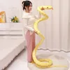 Big Size simulado python brinquedos de pelúcia gigante cobra cobra longa travesseiro de pelúcia de luxo decoração de casa meninos requintados Cirthday de Natal presentes 240507