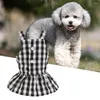 Hondenkleding huisdierkleding opvallende puppy jurk polyester ruche zoom goede kat afdrukken Suspenders kledingstuk decor