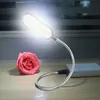 Portable USB Reading Night Lamp Mini 6 LED Book Whitewarm Color Table Desk voor laptop Power Bank Notebook PC Computer 240508