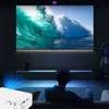 Projektörler 4K Taşınabilir Mini Projektör 1080p 3D LED Video Projektör Kablo Ekran Döküm Full HD Ev Sineması Oyunu Projektör J240509