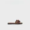 Slippare 2024 Flip Flops Women Clip Toe Platta Sandaler för sommarläder Buckle Strap Woman Beach Shoes