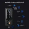 Smart Lock Tuya Wifi TTLOCK Blocco Sensore della porta per impronte digitali Fechadura Password digitale elettronica Ic Scheda DeadBolt Smart Home Door Lock WX