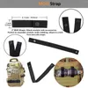 Keychains 30pcs Molle Attachments Bag Clip -Gurt -Rucksack -Gurtband für Westegürtel mit Reißverschlussbeutel