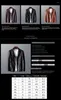 Men's Jackets Leather Jacket 2024 Trend Solid Color Business Casual Slim Fit Handsome V-neck Suit Clothing Spring