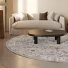 Soggiorno round tappeto in stile vintage tavolo da casa tappetini tappeti per soggiorno morbido persiano e arredamento della casa moquette tappeto marocchino 240422