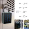 Smart Lock Portable Door Lock Calage intelligent Bluetooth TTLOCK APPLICATION DU MOT DE MOT DE MOT DE MOTY 13.56KHZ CARTE USB RFID 6 VOLAGE WX