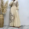 Vêtements ethniques Fashion broderie musulmane abaya robe turc arabe kaften arabe islamic for women dubai 2024 dernier