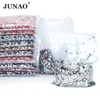 Junao Wholesale 100 GROSS 14400PCS SS6SS30 Flatback Glass Rhinaistones Round Diamond Strass Non Fix Cystal Stones Nail Charmes 240509