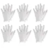 Wiederverwendbare Baumwollhandschuhe elastische weiche Handschuhe für trockene Handfeuchtigkeitsspenstkosmetische Ekzeme Handspa -Münzschmuck Inspektion